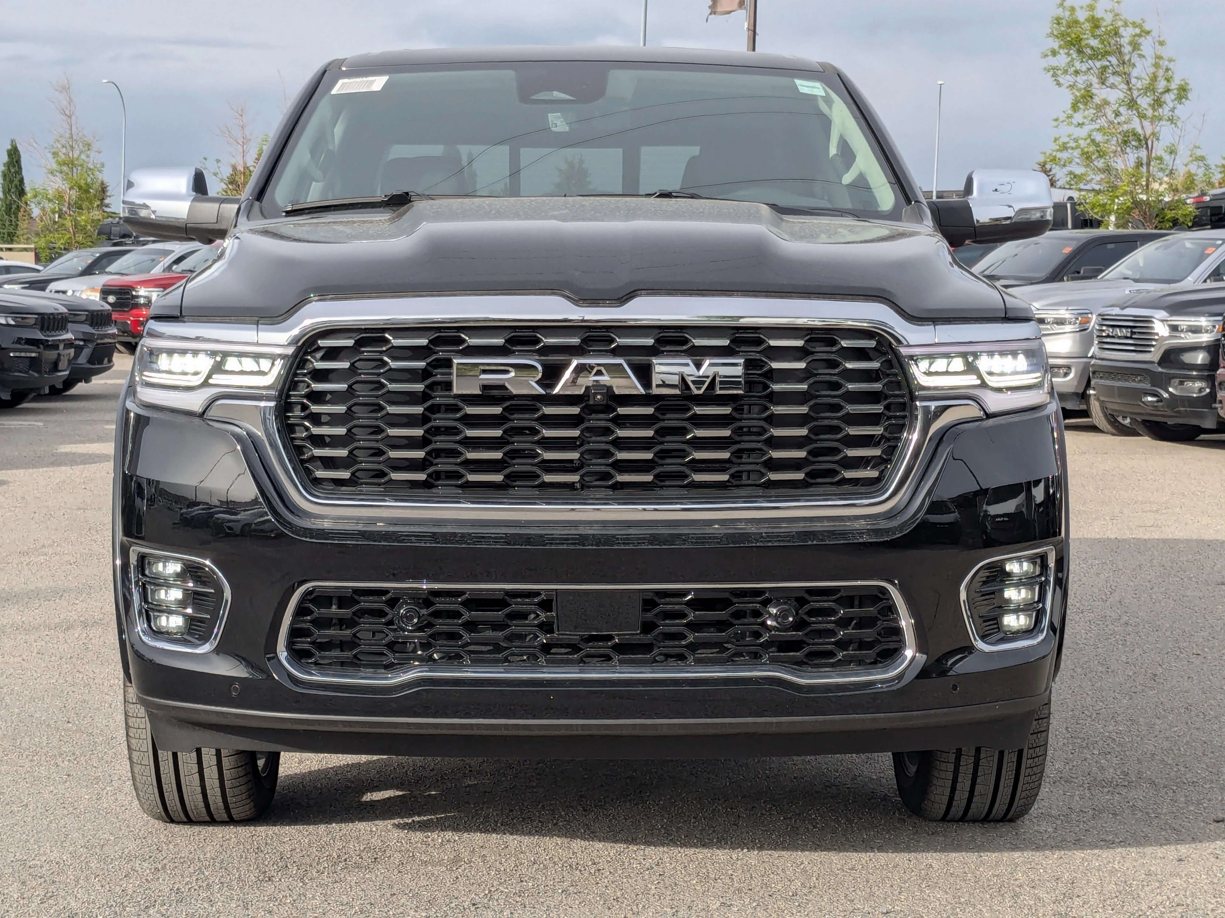 New 2026 Black RAM Tungsten - - 3.0L Hurricane HO T-Turbo - Prem Lthr Bucket Seats - E-Locker Axle & More! image 3