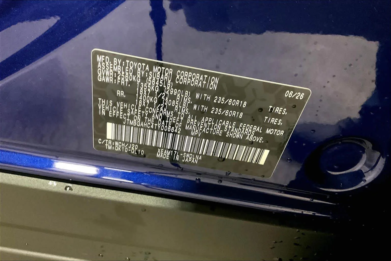 New 2026 Sapphire Blue Pearl Subaru Premium image 22