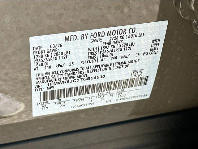 New 2026 Gray Ford Tremor image 21