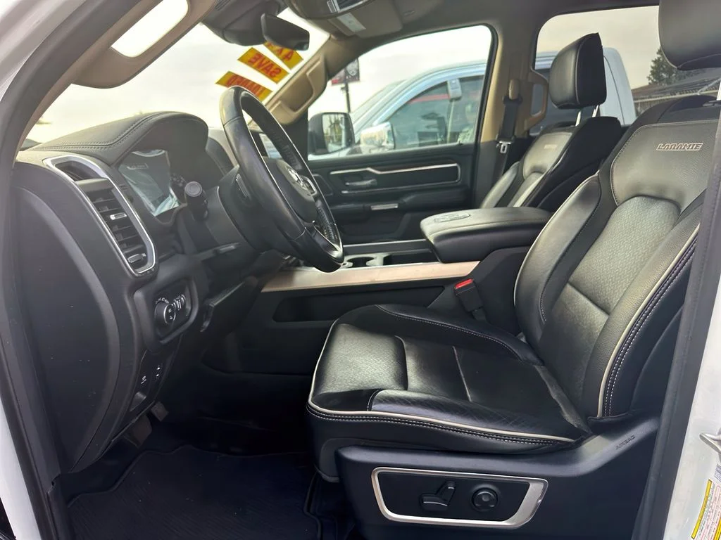 Used 2021 Bright White Clearcoat Ram Laramie image 12