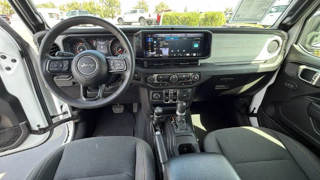 Used 2024 Bright White Clearcoat Jeep Sport S image 18