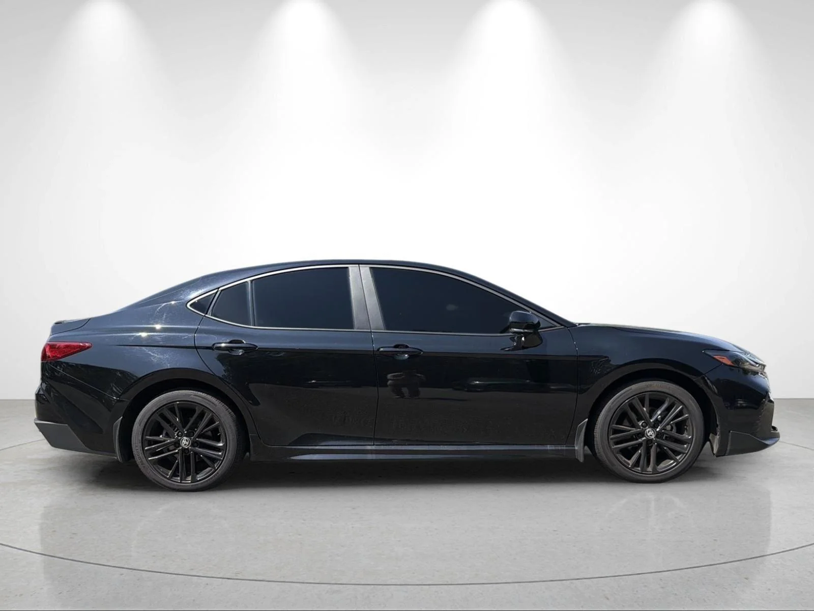 Used 2025 Midnight Black Metallic Toyota SE image 6