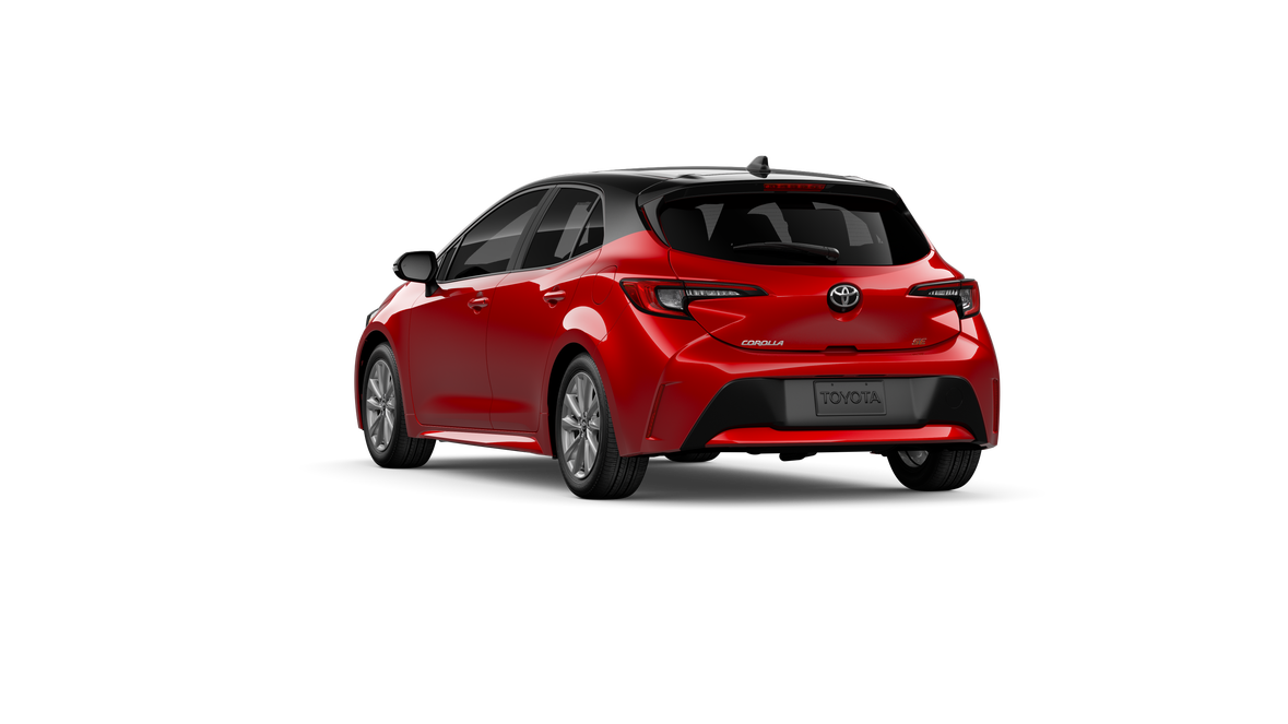 New 2027 Finish Line Red with Black roof Toyota SE image 26
