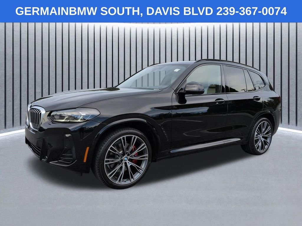 Certified Used 2022 Black Sapphire Metallic BMW xDrive30i image 1