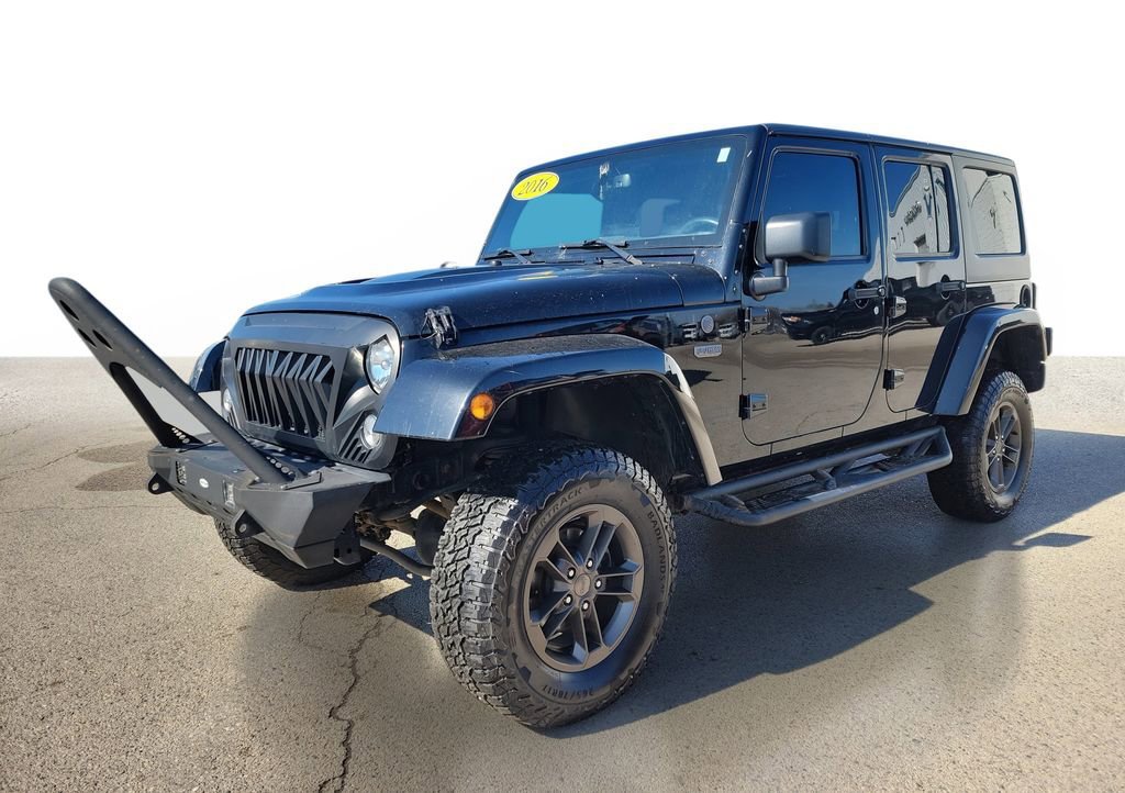 Used 2016 Jeep Wrangler Unlimited 75th Anniversary Edition with VIN 1C4BJWEG6GL319734 for sale in Muskegon, MI