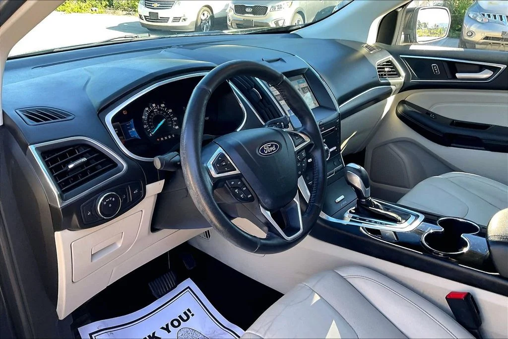 Used 2017 Blue Ford Titanium image 13