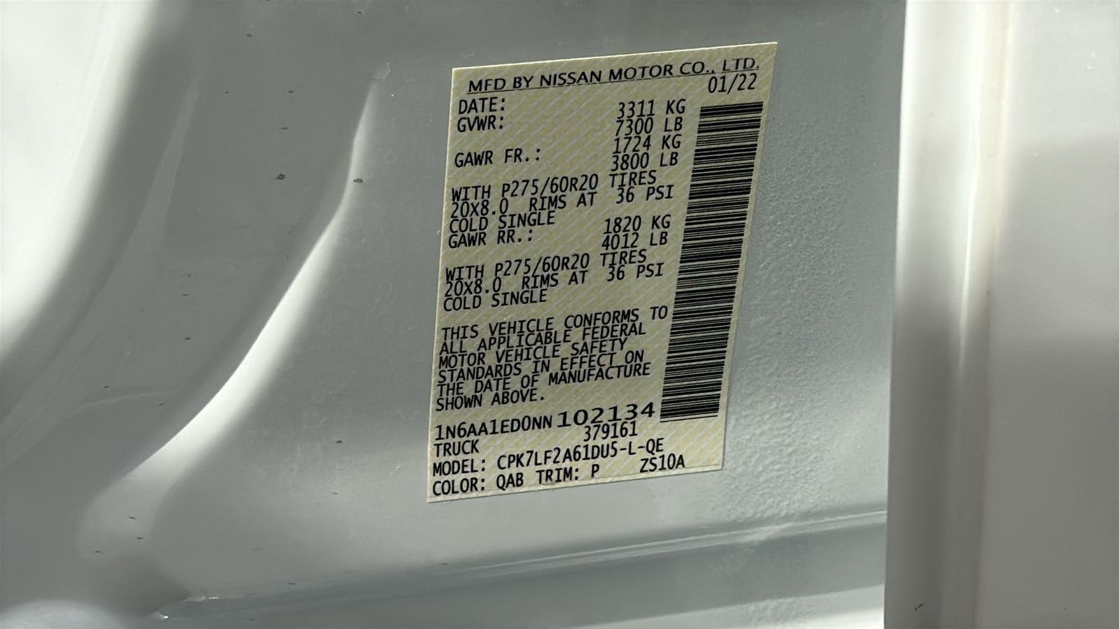 Used 2022 White Nissan Platinum Reserve image 33