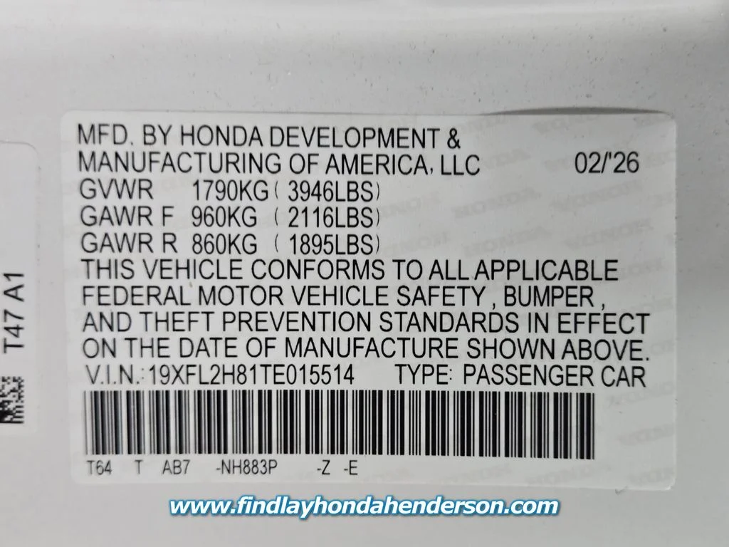 2026 Honda Civic Hatchback Sport - Photo 13