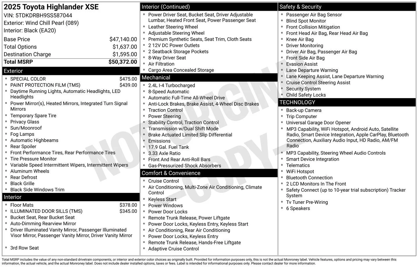 Used 2025 Beige Toyota XSE image 4