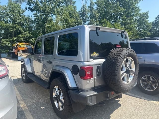Used 2021 Billet Silver Metallic Clearcoat Jeep Unlimited Sahara image 6