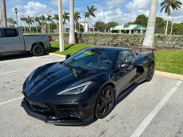 Used 2022 Black Chevrolet Stingray image 1