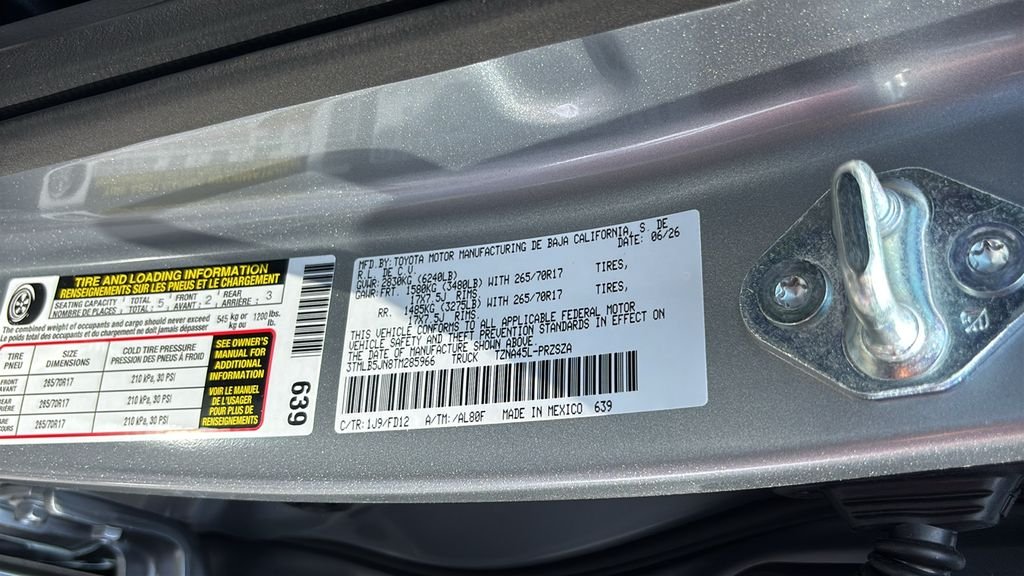 New 2026 Celestial Silver Metallic Toyota  TRD Off-Road image 29