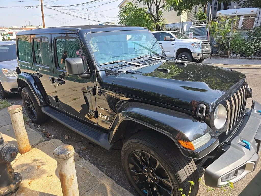 Used 2023 Black Jeep Sahara 4xe image 3