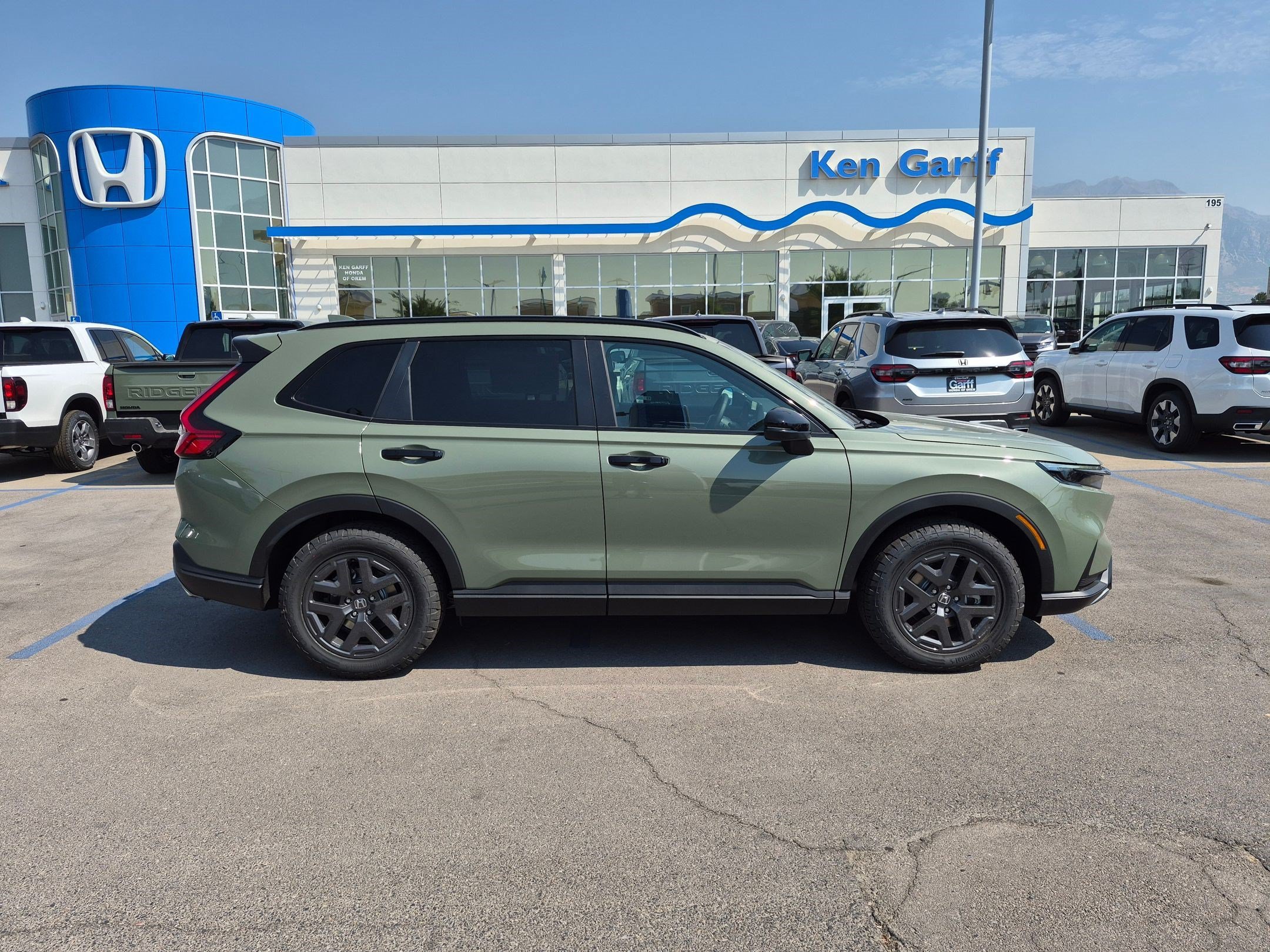 New 2026 Ash Green Metallic Honda TrailSport image 2