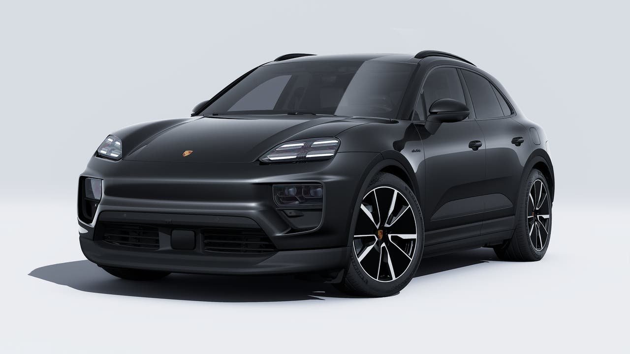 New 2026 Jet Black Metallic Porsche 4 Electric image 1