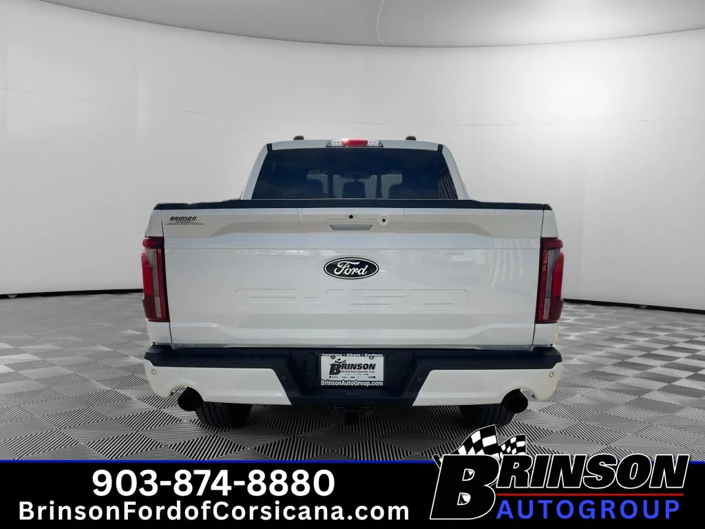 New 2026 Star White Metallic Tri-Coat Ford LARIAT image 4