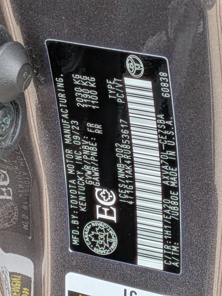 Used 2024 Gray Toyota SE image 37