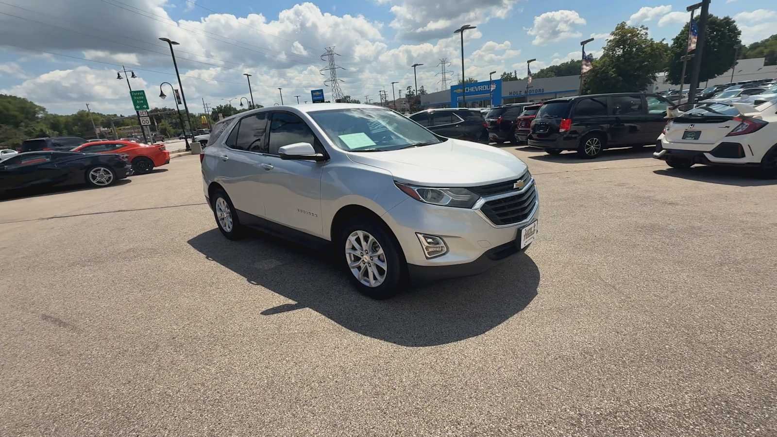 Certified Used 2019 SILVER ICE METALLIC Chevrolet LT image 2