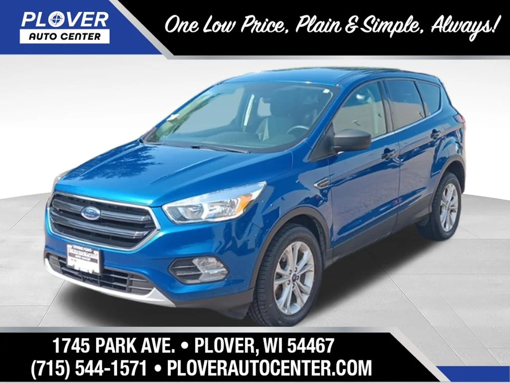 Used 2019 Lightning Blue Metallic Ford SE image 1