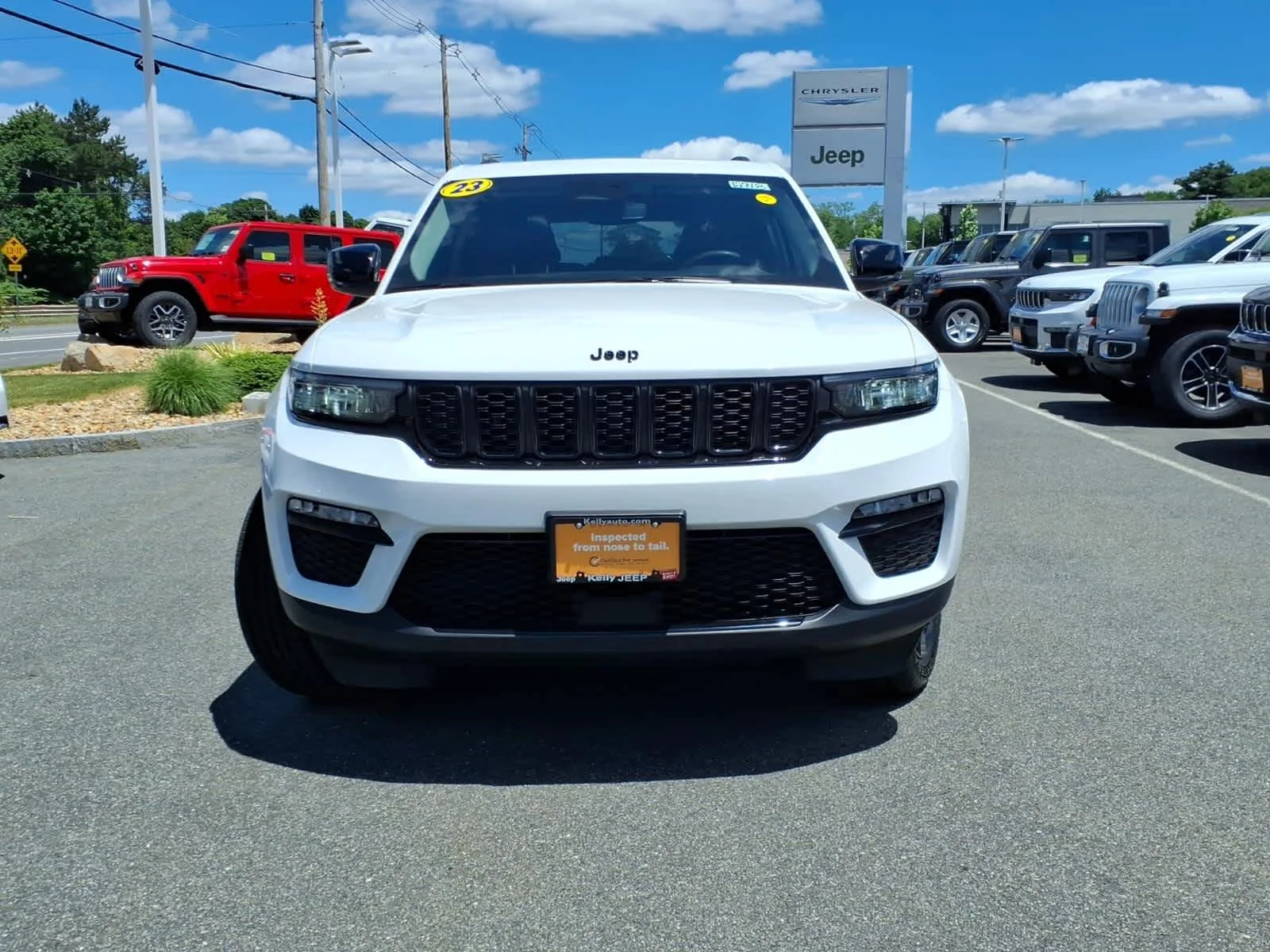 Certified Used 2023 Bright White Clearcoat Jeep Limited image 3
