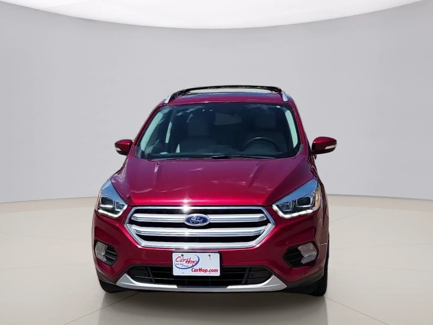 Used 2017 Red Ford TITANIUM image 8