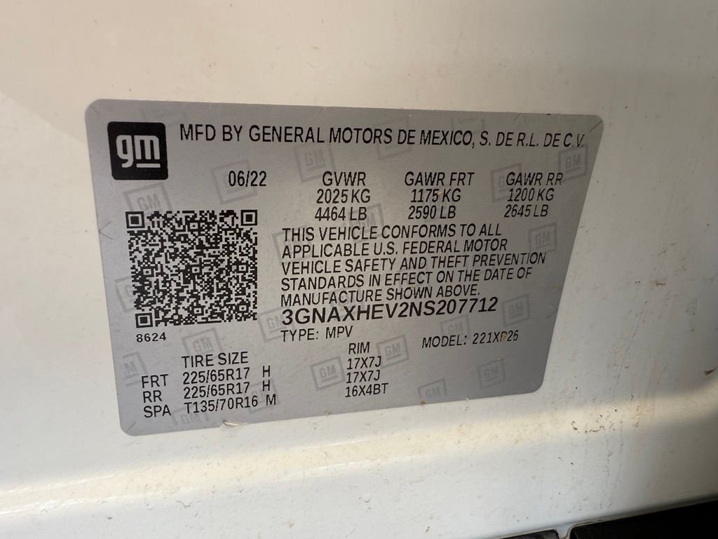 Used 2022 Summit White Chevrolet LS image 16