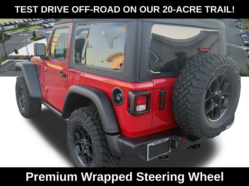 New 2026 Firecracker Red Clear-Coat Exterior Paint Jeep Willys image 6