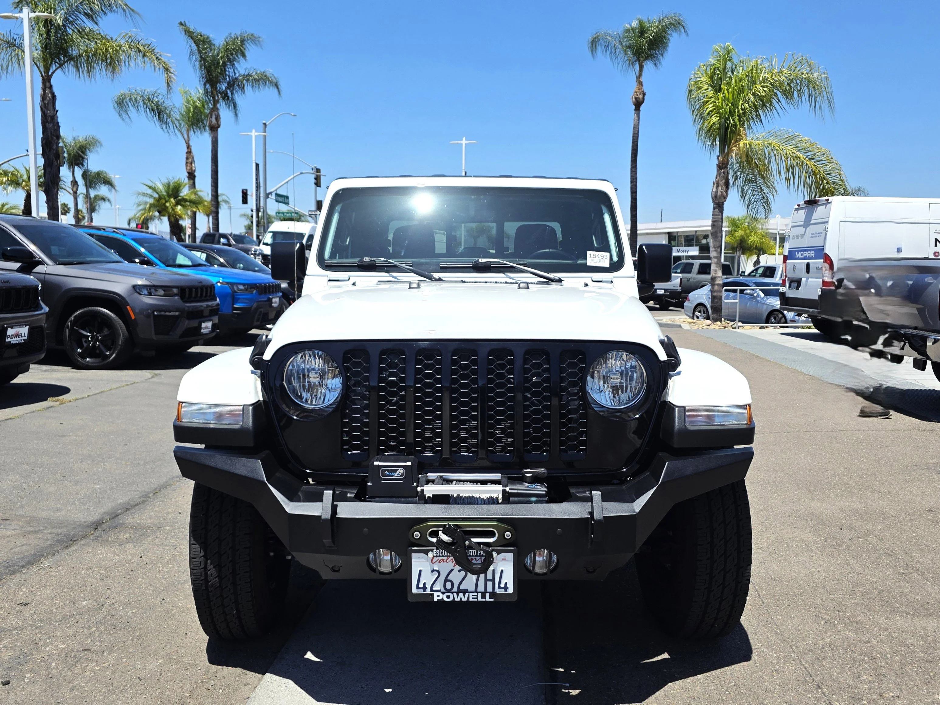 Used 2021 Bright White Clearcoat Jeep Sport image 7