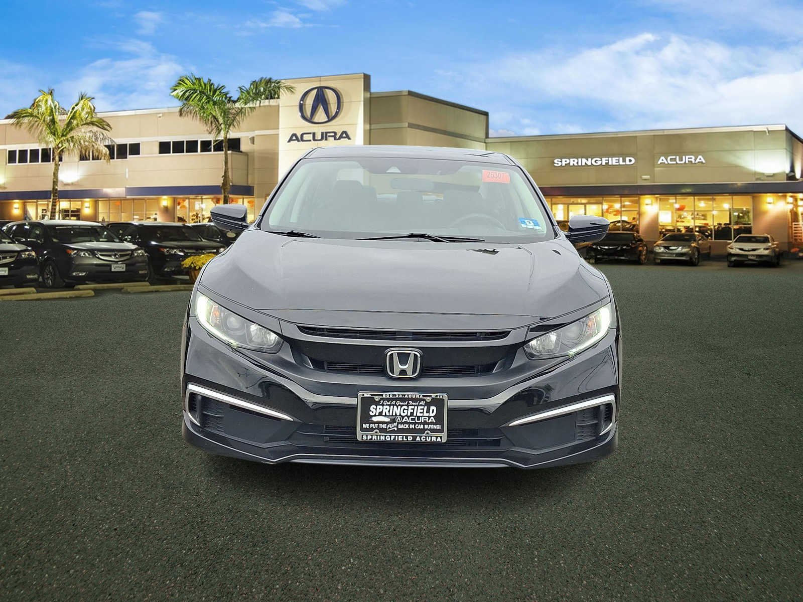 Used 2020 Honda Civic LX with VIN 19XFC2F6XLE212991 for sale in Springfield, NJ