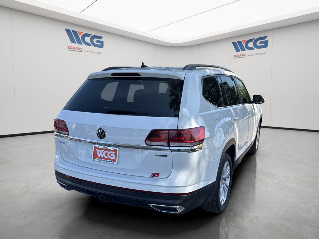 Used 2023 White Volkswagen 3.6L V6 SE w/Technology image 3