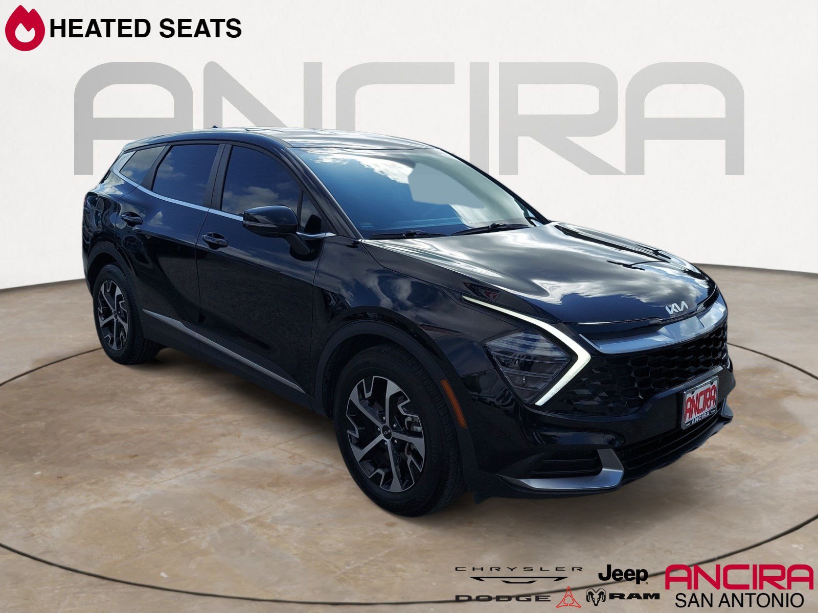 Used 2025 Ebony Black Kia EX image 1