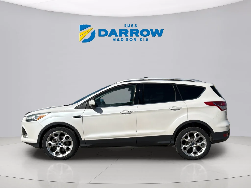 Used 2016 White Platinum Clearcoat Metallic Ford Titanium image 2