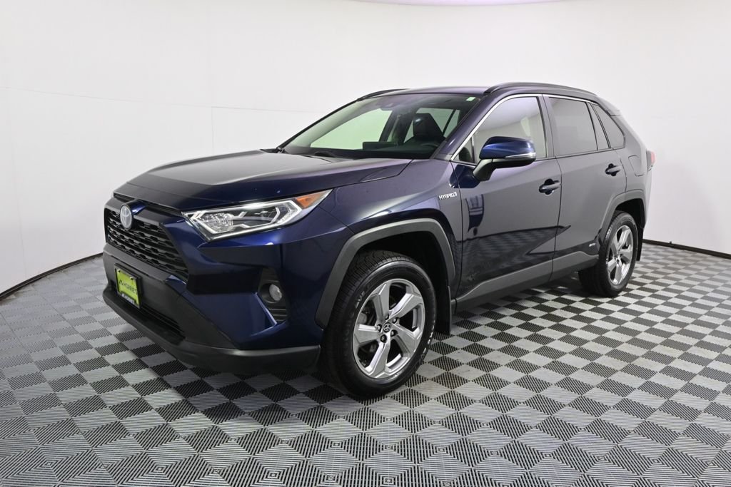 Used 2021 Toyota RAV4 XLE Premium with VIN JTMB6RFV0MD042665 for sale in St. Louis Park, Minnesota