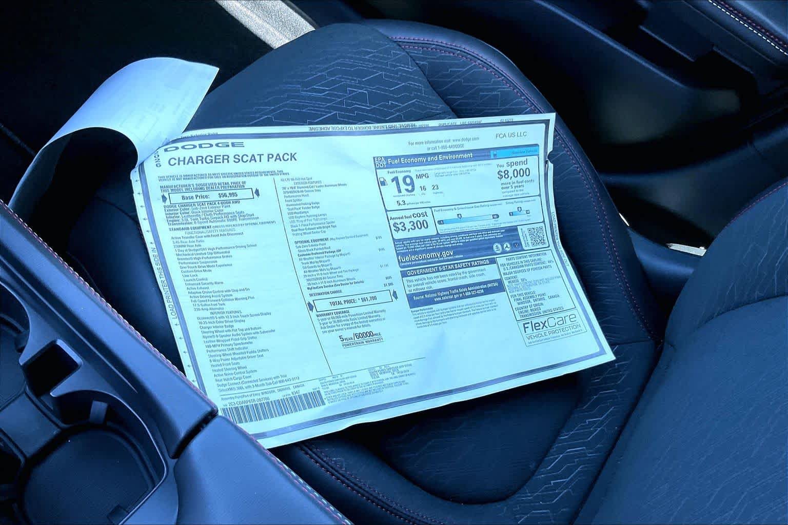 New 2026 Sub-Zero Exterior Paint Dodge Scat Pack image 19