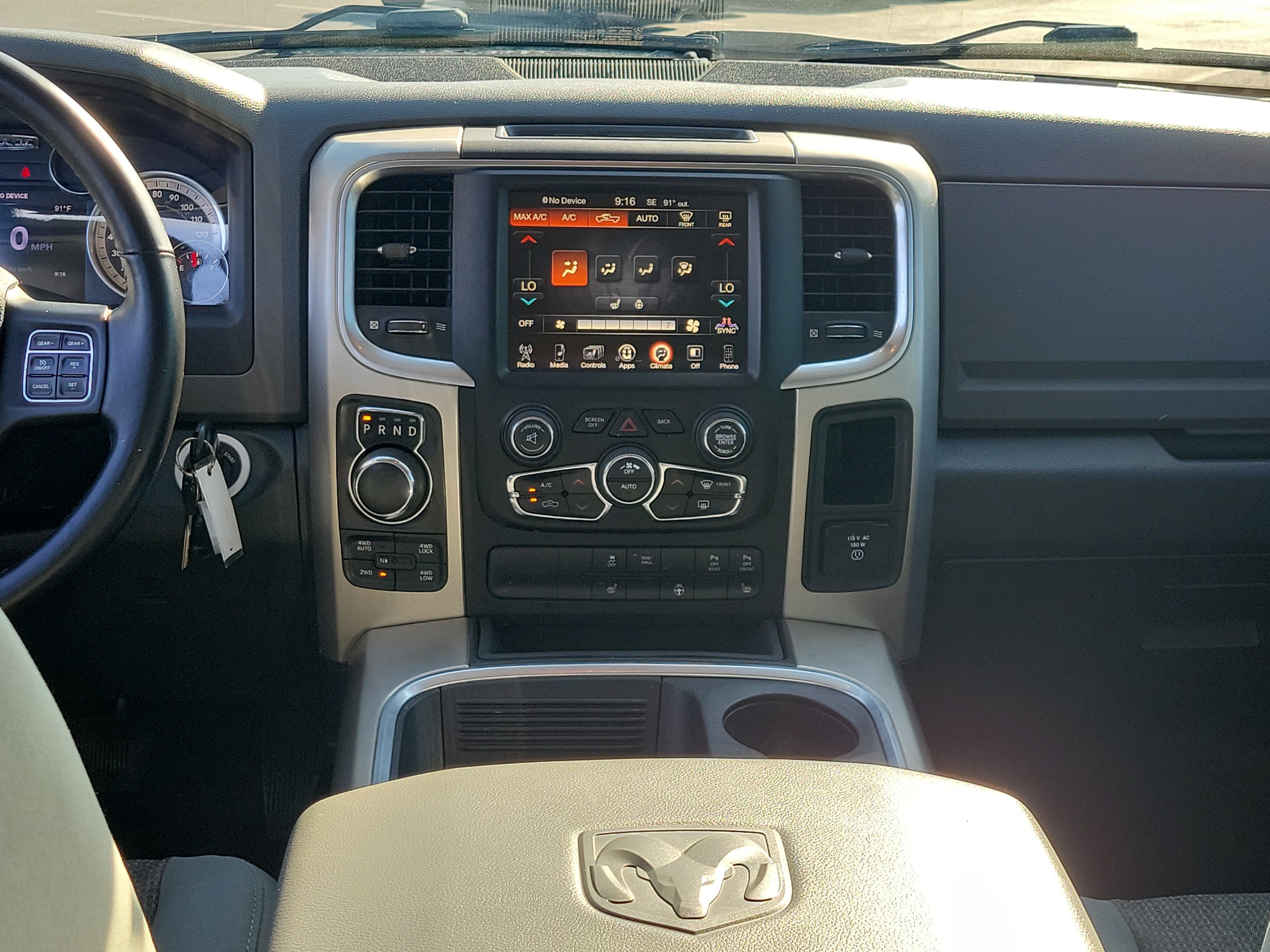 Used 2017 Granite Crystal Metallic Clearcoat Ram Big Horn image 17