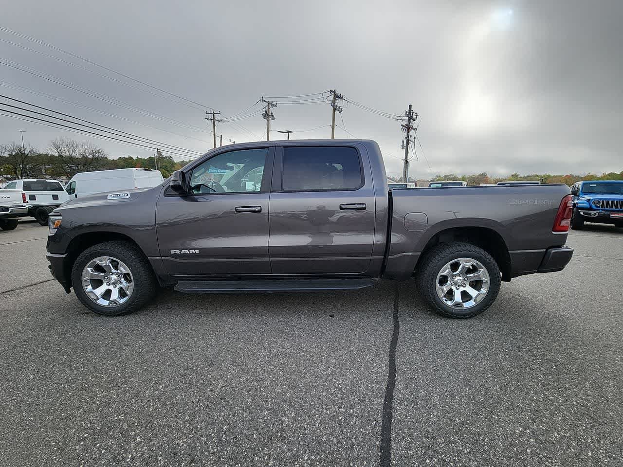 Used 2023 Granite Crystal Metallic Clearcoat Ram Big Horn image 5