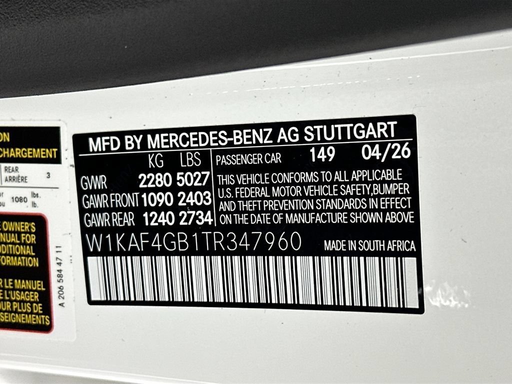 New 2026 Polar White Mercedes-Benz C 300 image 66