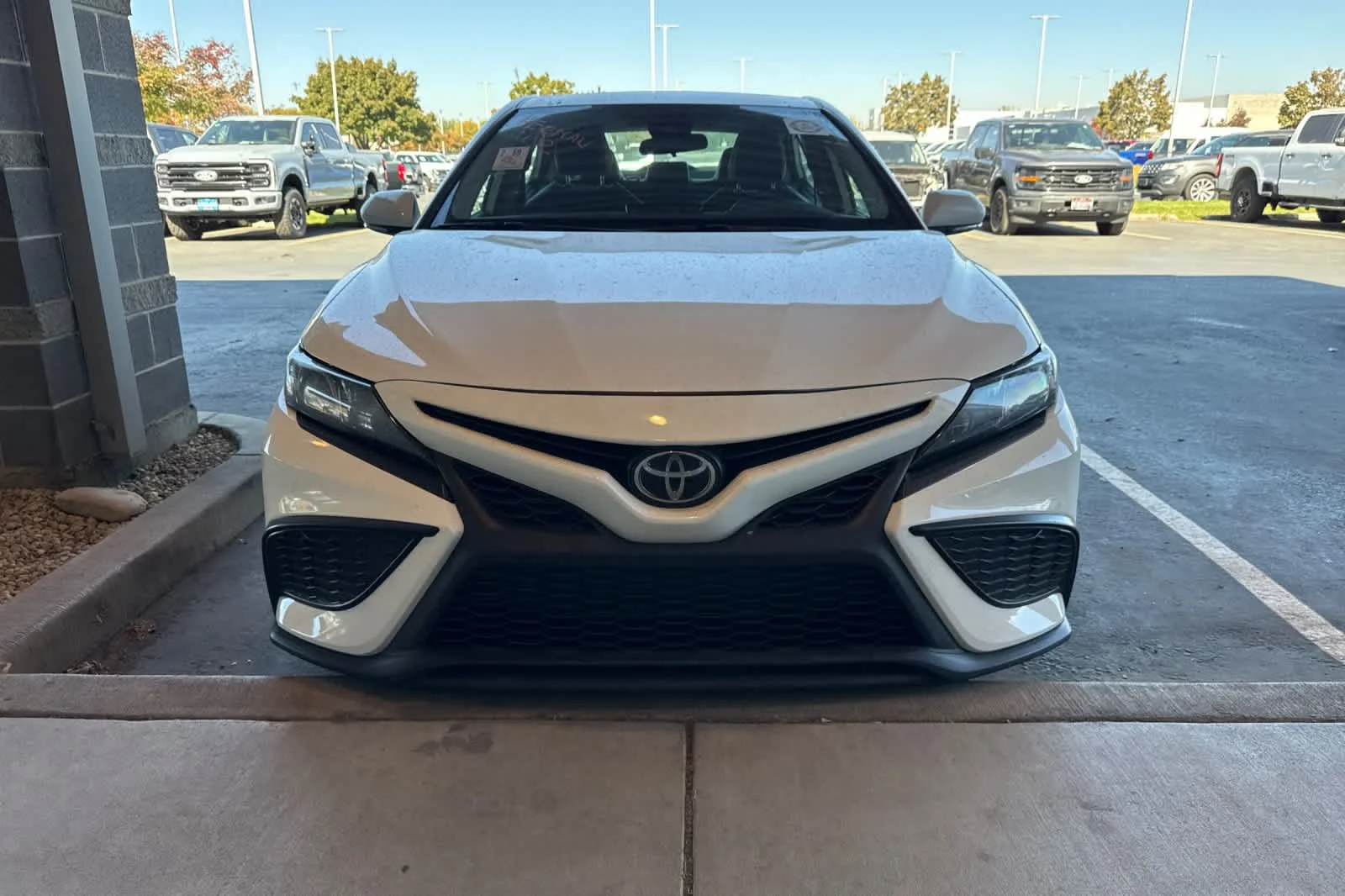 Used 2024 White Toyota SE image 2