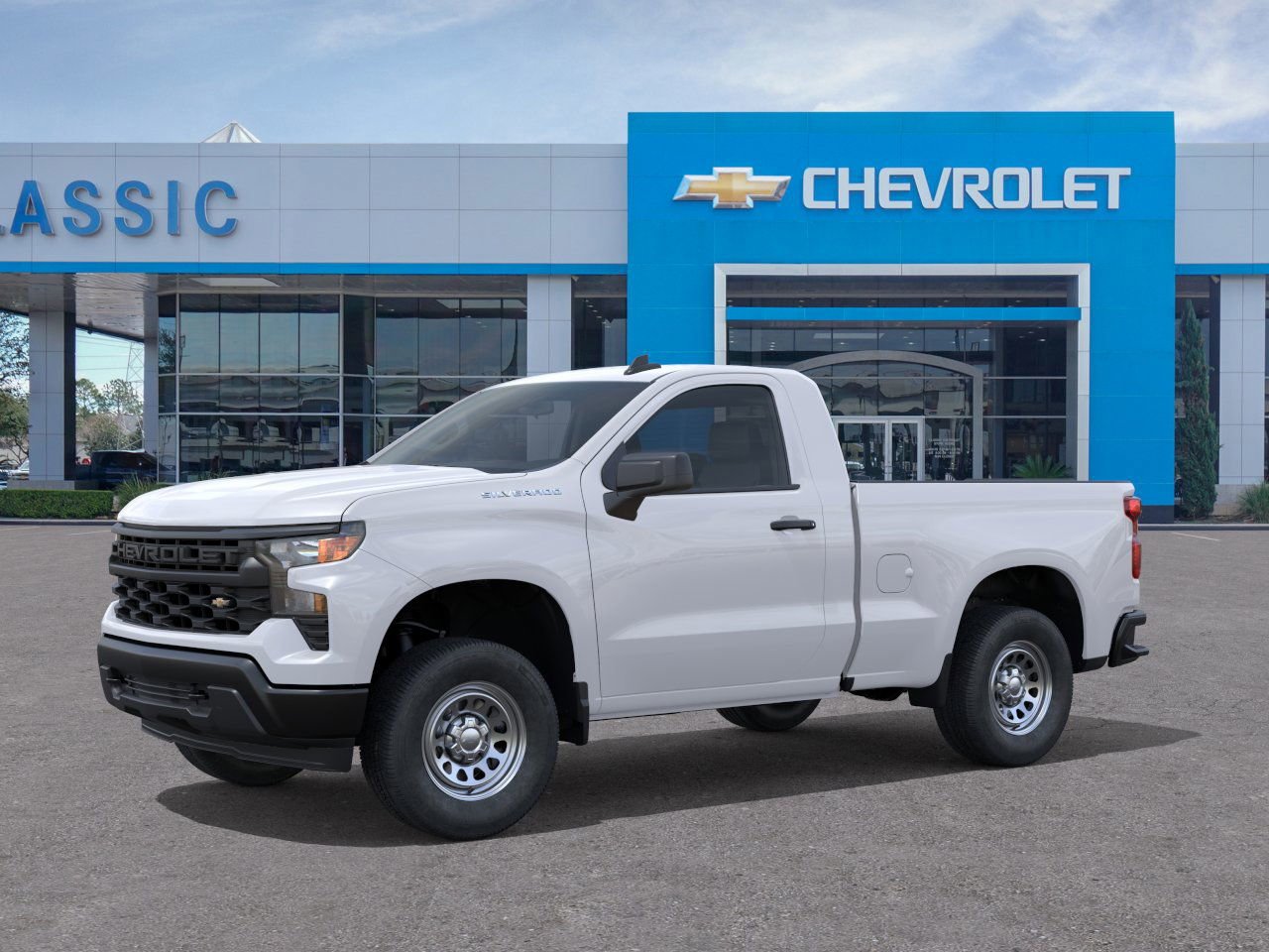 2026 Chevrolet Silverado 1500 WT White at Classic Elite Chevrolet Hwy 6