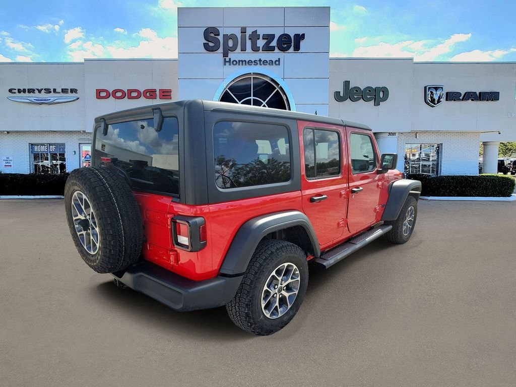New 2025 Firecracker Red Clearcoat Jeep Sport S image 2