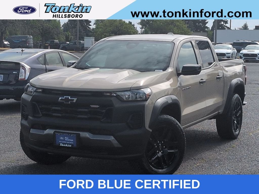 Used 2023 Sand Dune Metallic Chevrolet Trail Boss image 1