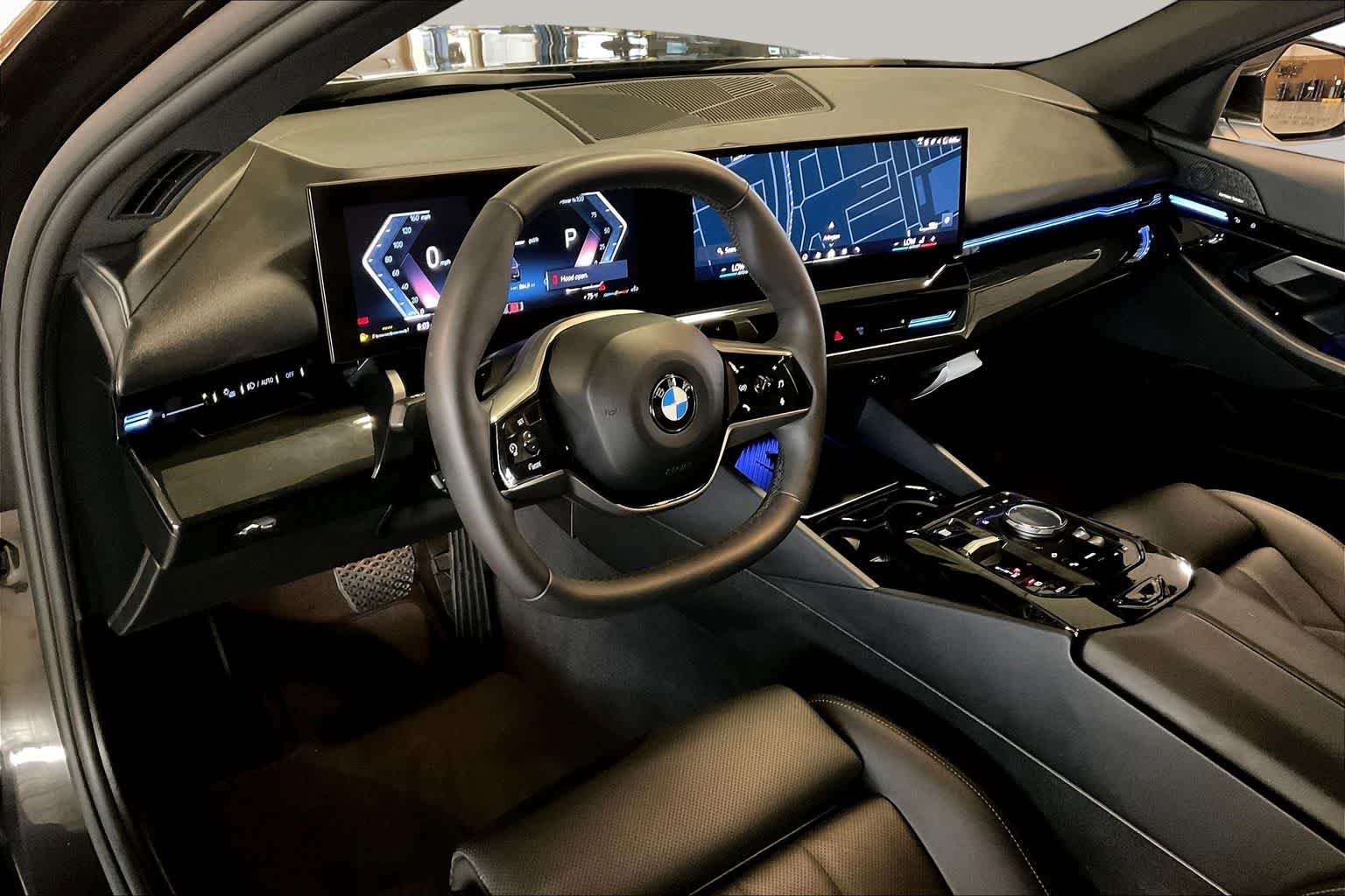 Certified Used 2025 Dark Graphite Metallic BMW 530i image 16