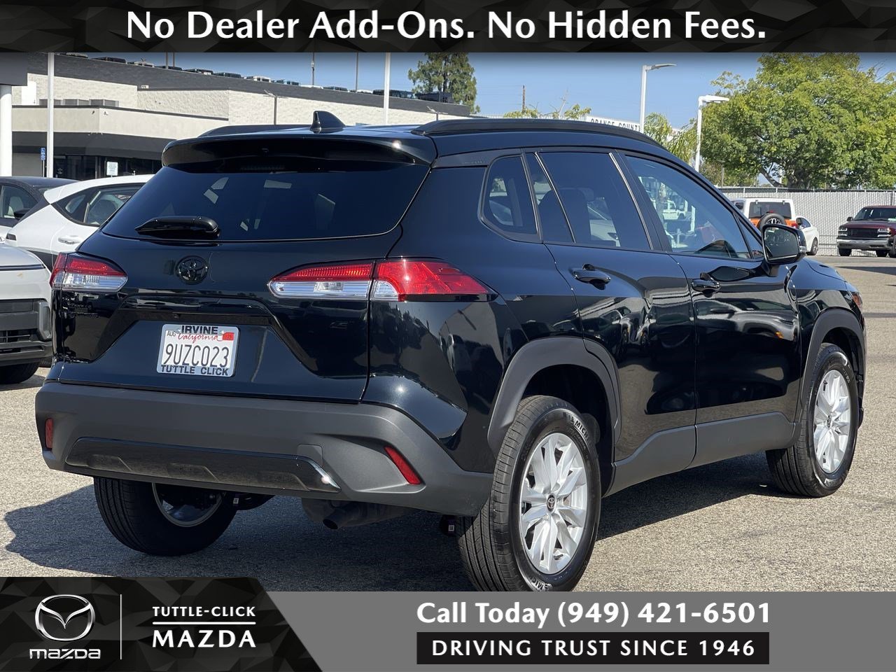 Used 2025 JET BLACK Toyota LE image 6
