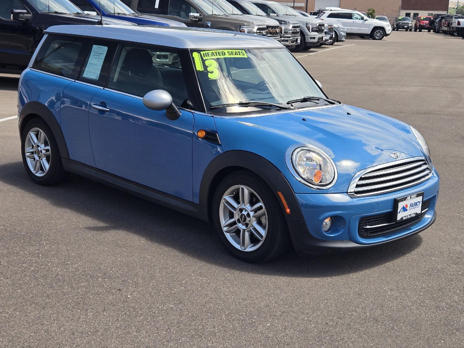 Used 2013 Reef Blue Metallic MINI CLUBVAN image 3