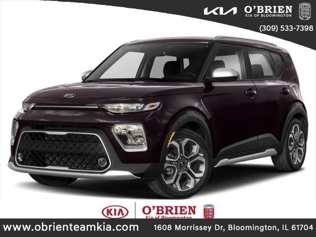 Used 2021 Cherry Black Kia LX image 1