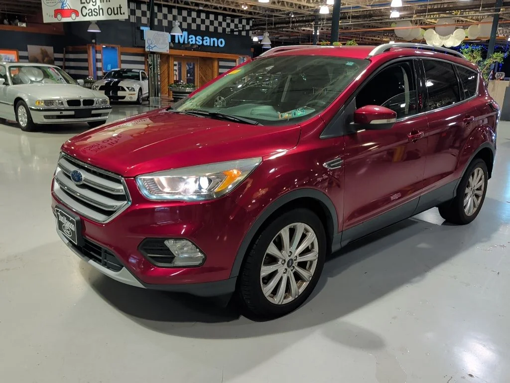 Used 2017 Red Ford Titanium image 7