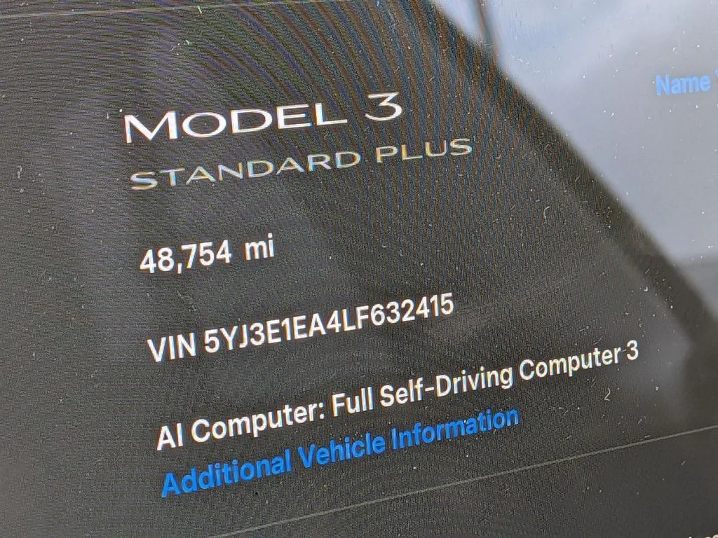 Used 2020 Gray Tesla Standard image 20