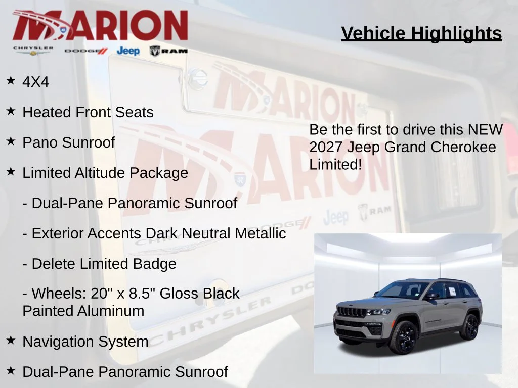 New 2027 Gray Jeep Limited image 5