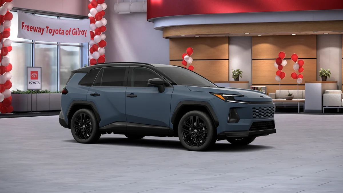 New 2026 Storm Cloud with Midnight Black Metallic roof Toyota XSE image 14
