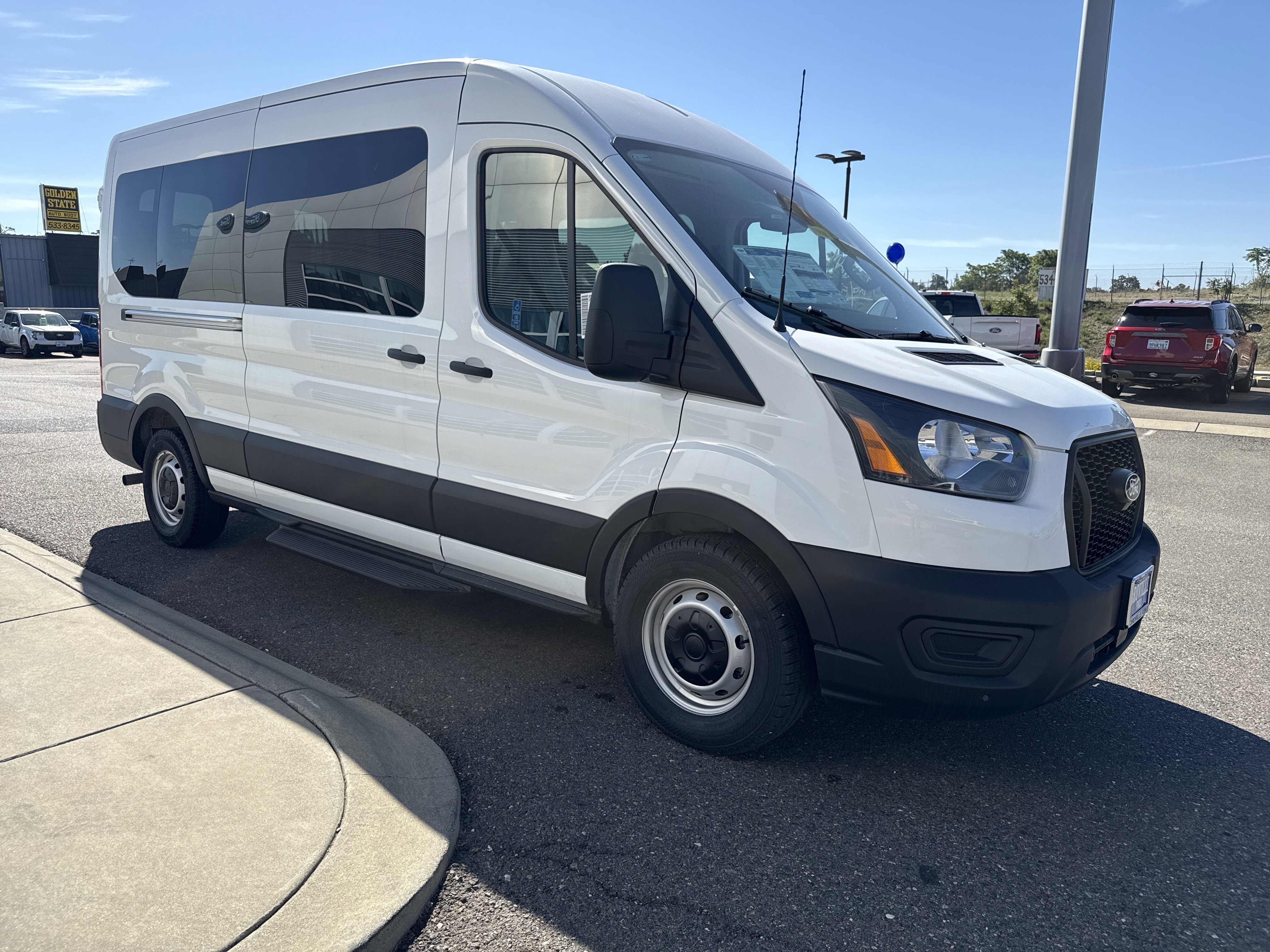 New 2026 Oxford White Ford Passenger Van XL image 7